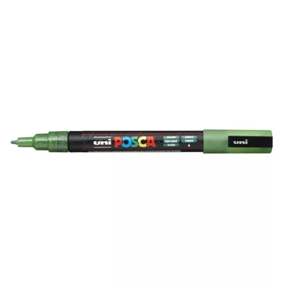 Filctoll UNI Posca PC-3M csillám színek 8 darabos