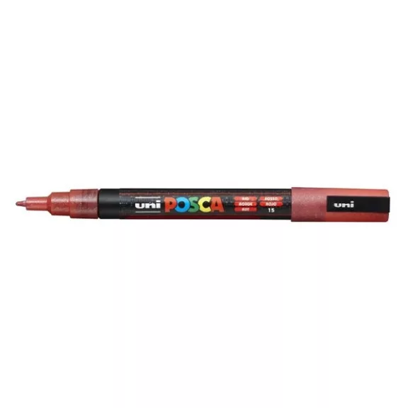 Filctoll UNI Posca PC-3M csillám színek 8 darabos
