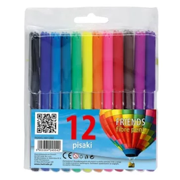 Filctoll FIORELLO színes 12 darabos