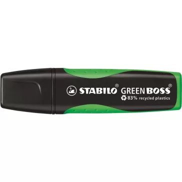   Szövegkiemelő STABILO Green Boss neon zöld környezetbarát