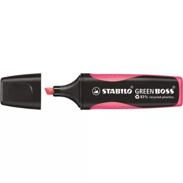   Szövegkiemelő STABILO Green Boss neon rózsaszín környezetbarát