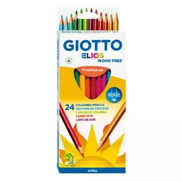   Színes ceruza GIOTTO Elios háromszögletű 24 darabos készlet