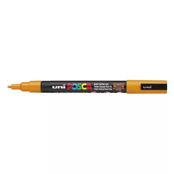 Filctoll UNI Posca PC-3M ragyogó sárga