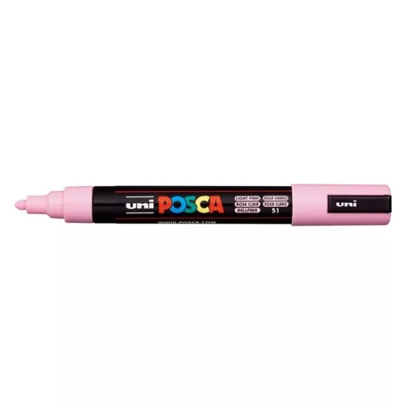 Filctoll UNI Posca PC-5M világos rózsaszín