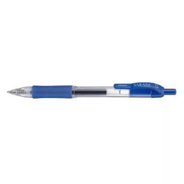   Zseléstoll ZEBRA Sarasa Retractable nyomógombos 0,5 mm kék
