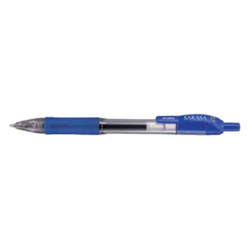   Zseléstoll ZEBRA Sarasa Retractable nyomógombos 0,7 mm kék