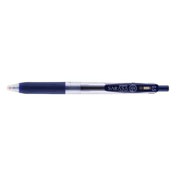 Zseléstoll ZEBRA Sarasa nyomógombos 0,5 mm kékesfekete Zseléstoll ZEBRA Sarasa nyomógombos 0,5 mm kékesfekete