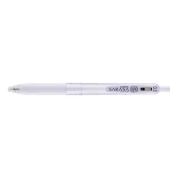   Zseléstoll ZEBRA Sarasa Clip Milk nyomógombos 0,5 mm pasztell fehér