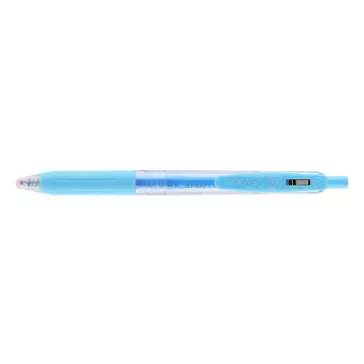   Zseléstoll ZEBRA Sarasa Clip Milk nyomógombos 0,5 mm pasztell kék