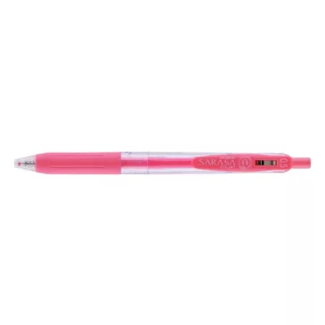   Zseléstoll ZEBRA Sarasa Clip Milk nyomógombos 0,5 mm pasztell piros