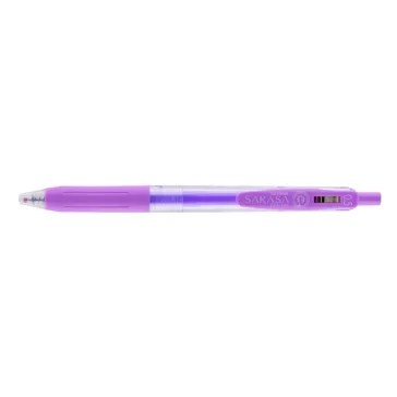   Zseléstoll ZEBRA Sarasa Clip Milk nyomógombos 0,5 mm pasztell lila