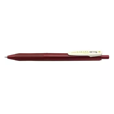   Zseléstoll ZEBRA Sarasa Clip Vintage nyomógombos 0,5 mm pirosasfekete
