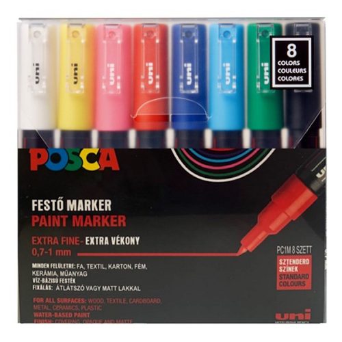 Filctoll UNI Posca PC-1M 8 darabos