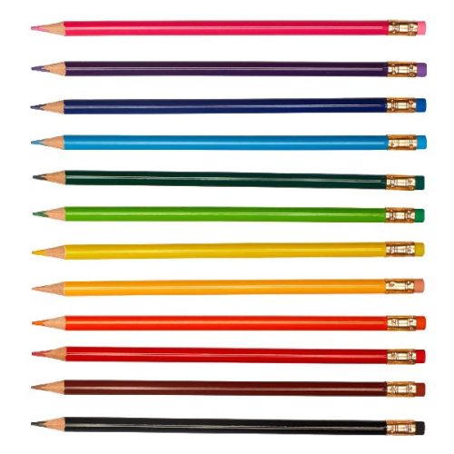 Színes ceruza ASTRA radíros 12 darabos ajándék hegyezővel