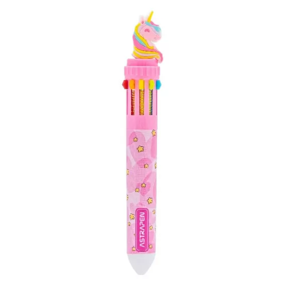 Golyóstoll ASTRA PEN pasztelline Unikorn 0,7 mm 10 színű