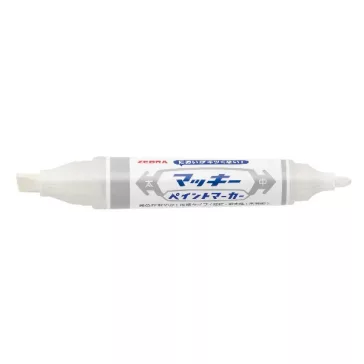   Lakkmarker kétvégű ZEBRA Mckie olajbázisú vastag 2-8 mm fehér