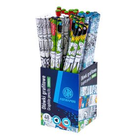 Grafitceruza ASTRA PEN Comics háromszögletű HB 48 darabos