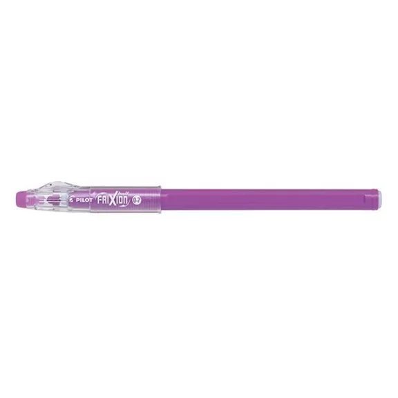 Zseléstoll PILOT Frixion ball stick kupakos radírozható 0,7 mm világoslila Zseléstoll PILOT Frixion ball stick kupakos radírozható 0,7 mm világoslila