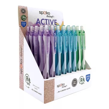   Golyóstoll SPOKO 0117 ReLeaf Active pasztell vegyes színekben