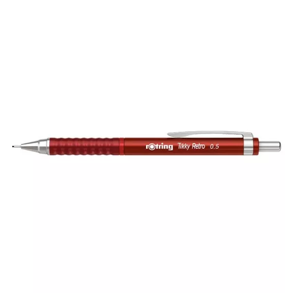 Nyomósirón ROTRING TIKKY Retro 0,5 mm piros Nyomósirón ROTRING TIKKY Retro 0,5 mm piros