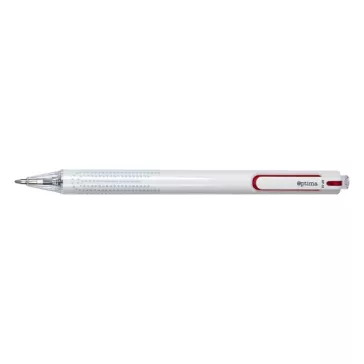 Golyóstoll OPTIMA nyomógombos Stella 1,0 mm piros