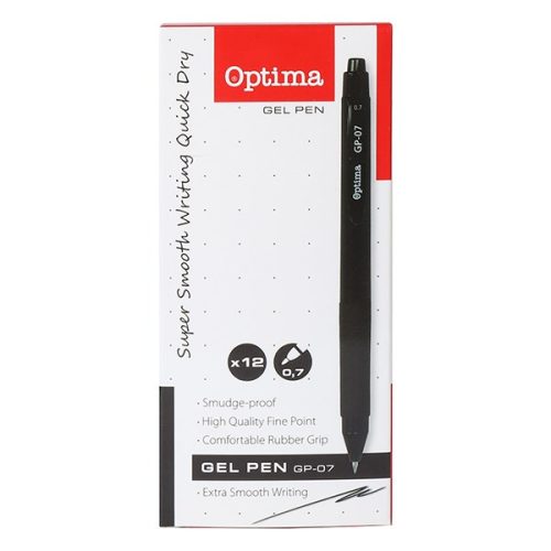 Zseléstoll OPTIMA GP 0,7mm fekete