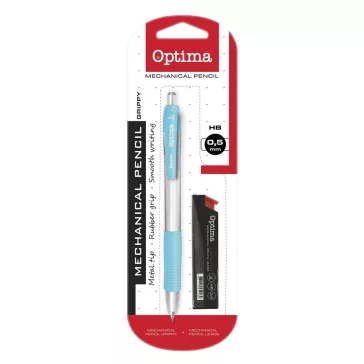   Nyomósirón OPTIMA 0,5mm vegyes színek + grafitbél 0,5mm HB