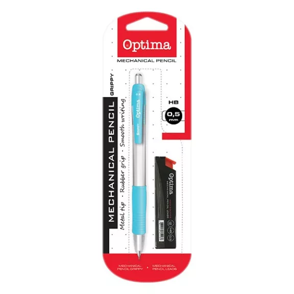 Nyomósirón OPTIMA 0,5mm vegyes színek + grafitbél 0,5mm HB