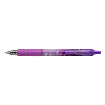 Zseléstoll PILOT G2 Bubble 0,7 lila test kék írásszín