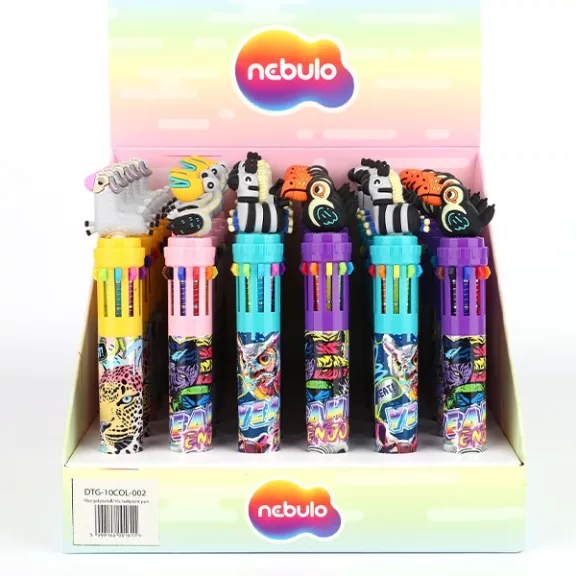 Golyóstoll NEBULO 0,7 mm 10 színű Safari Golyóstoll NEBULO 0,7 mm 10 színű Safari