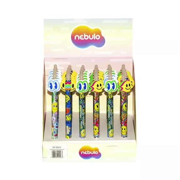 Zseléstoll NEBULO nyomógombos radírozható 0,7 mm Smile Zseléstoll NEBULO nyomógombos radírozható 0,7 mm Smile