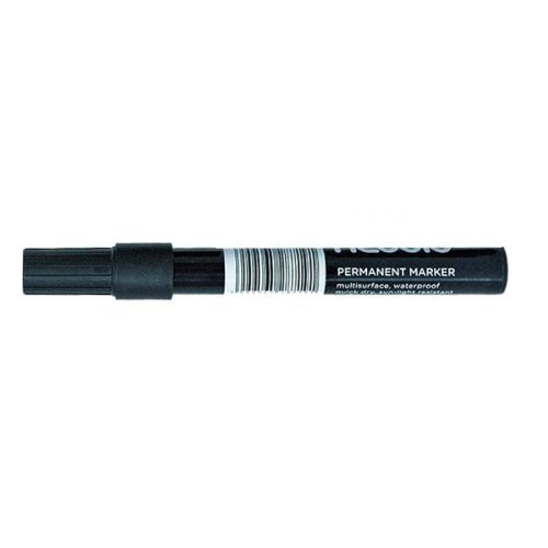 Alkoholos marker NEBULO 233-S kerek fekete