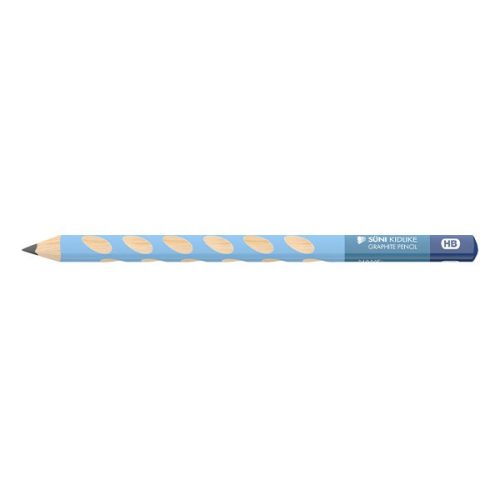 Grafitceruza ICO Süni Kidlike Jumbo HB háromszögletű rovátkolt pasztell kék
