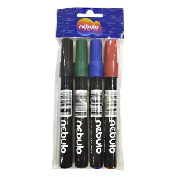 Alkoholos marker NEBULO 233-S kerek4 darabos Alkoholos marker NEBULO 233-S kerek4 darabos