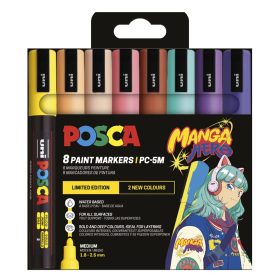 Filctoll UNI Posca PC-5M Manga Hero 8 darabos
