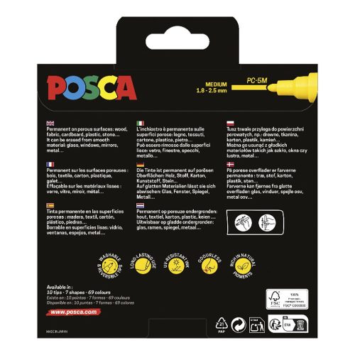 Filctoll UNI Posca PC-5M Manga Hero 8 darabos