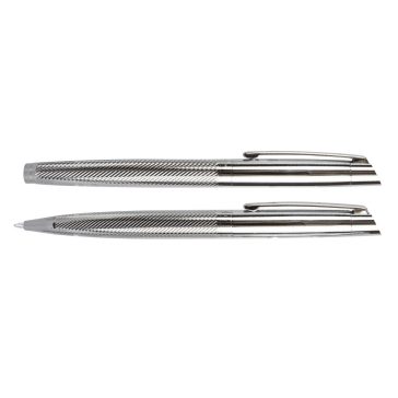   Golyóstoll készlet WELLINGTON Liberty golyóstoll + rollertoll ezüst díszdobozban