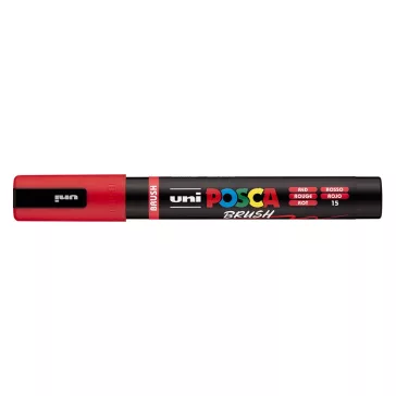 Filctoll UNI Posca PC-5BR ecsethegyű piros