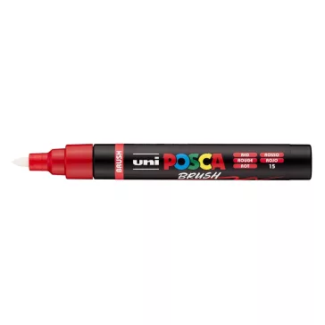 Filctoll UNI Posca PC-5BR ecsethegyű piros