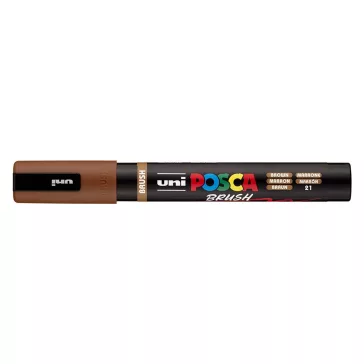 Filctoll UNI Posca PC-5BR ecsethegyű barna