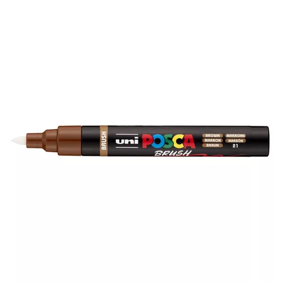 Filctoll UNI Posca PC-5BR ecsethegyű barna