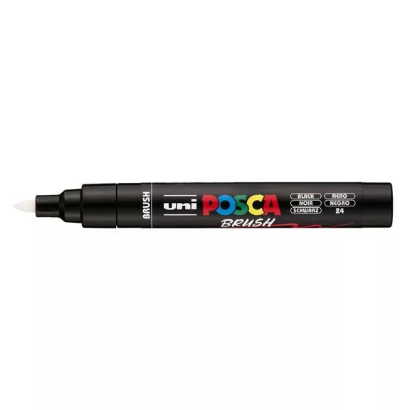 Filctoll UNI Posca PC-5BR ecsethegyű fekete