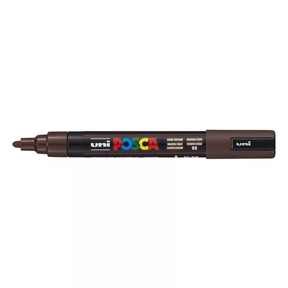 Filctoll UNI Posca PC-5M Sötét barna