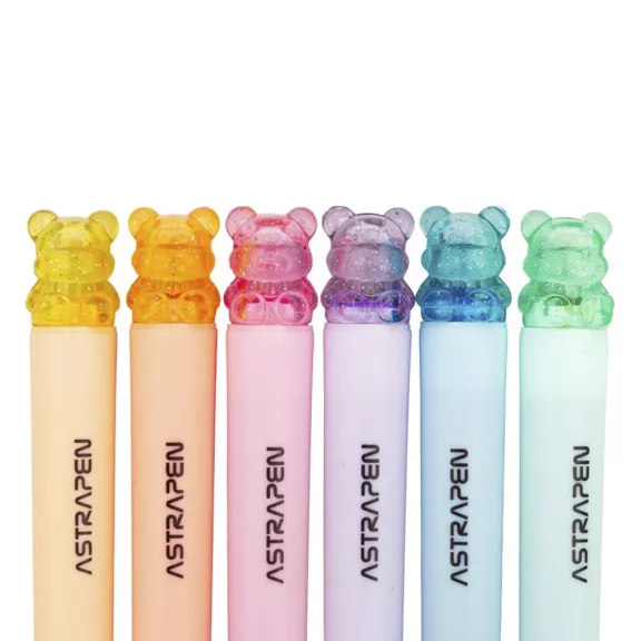 Szövegkiemelő ASTRA PEN Animals formabélyegzővel 6 színű