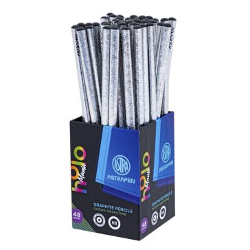 Grafitceruza ASTRA PEN Holomania hexagonal HB 48 darabos