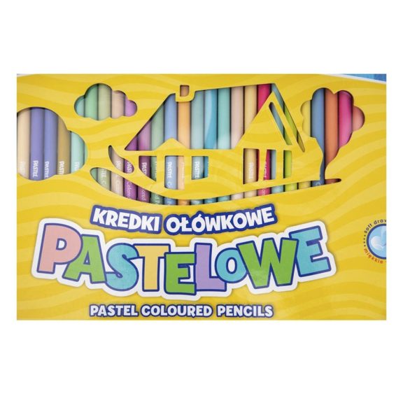 Színes ceruza ASTRA pasztell színek 50 darabos