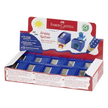 Hegyező FABER-CASTELL Grippy Jumbo 1 lyukú kék