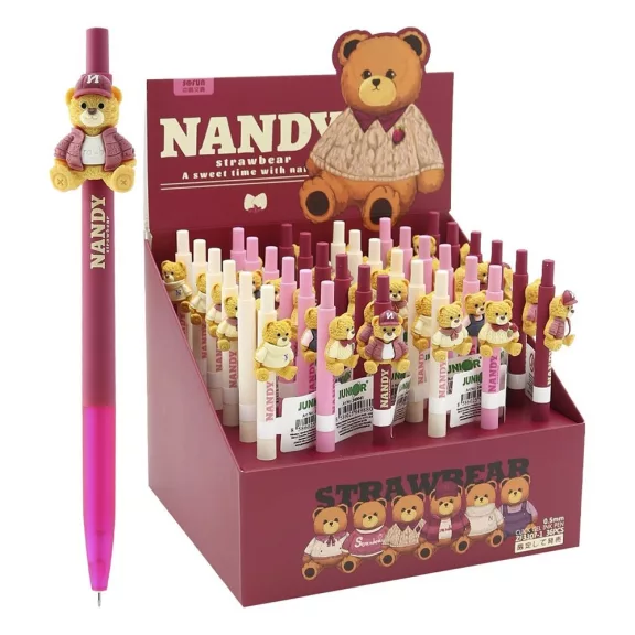 Zseléstoll JUNIOR nyomógombos 0,5mm Nandy Bear Zseléstoll JUNIOR nyomógombos 0,5mm Nandy Bear