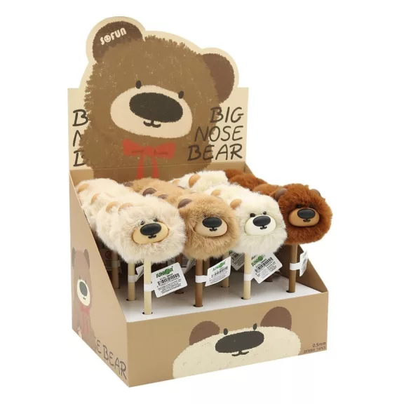Zseléstoll JUNIOR 0,7mm pom-pom formával Nose Bear Zseléstoll JUNIOR 0,7mm pom-pom formával Nose Bear