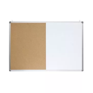   Kombitábla OPTIMA 90x120 parafa/mágneses törölhető alumínium keret